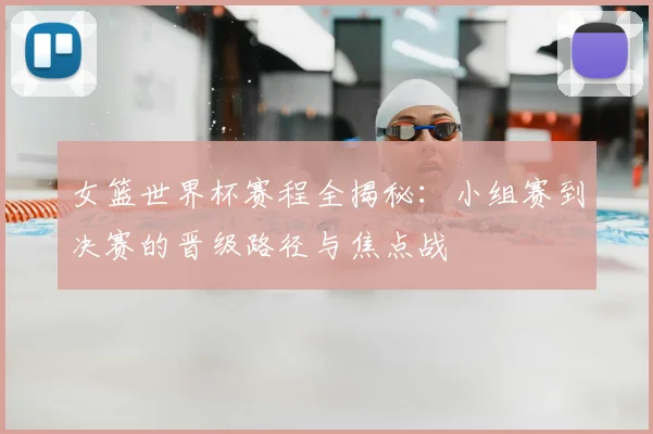 女篮世界杯赛程全揭秘：小组赛到决赛的晋级路径与焦点战