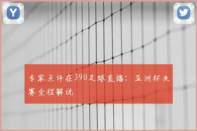专家点评在390足球直播：亚洲杯决赛全程解说